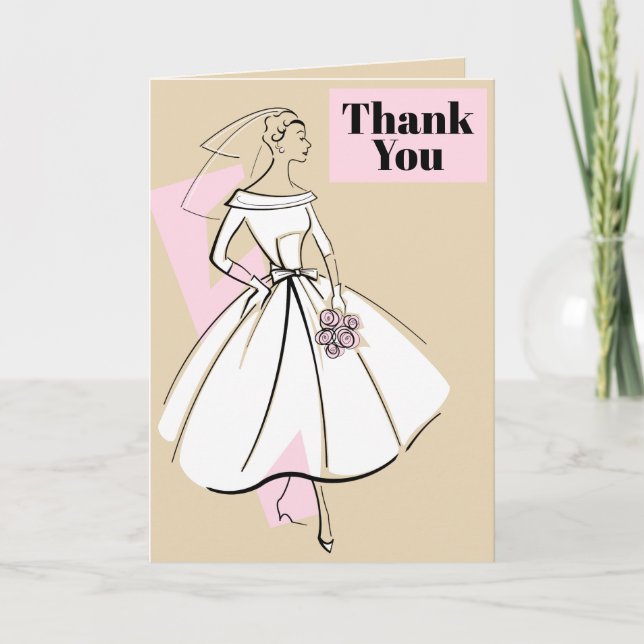 Fashion Bride Neutral Thank You beige (Front)