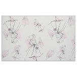 Fashion Bride Pink Group Multi large pattern Fabric