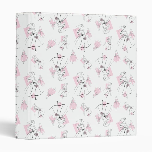 Fashion Bride Pink Group Multi ring binder (Front/Spine)