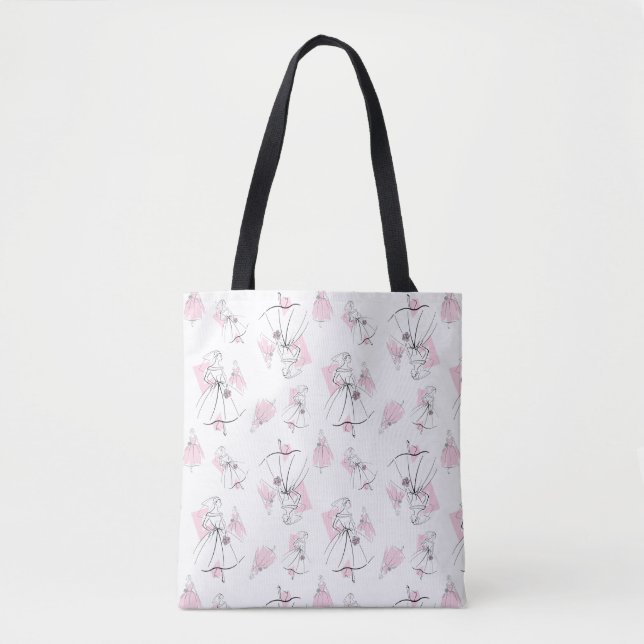 Fashion Bride Pink Group Multi tote Bag (Front)