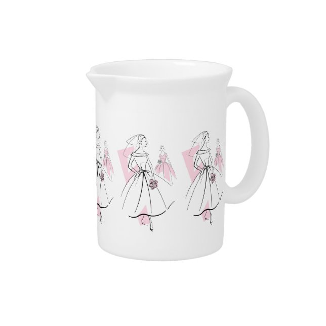 Fashion Bride Pink Group pitcher (Right)