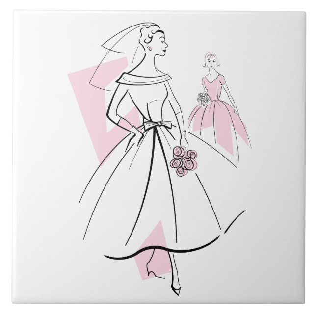 Fashion Bride Pink Group tile (Front)