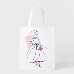 Fashion Bride Pink reusable bag