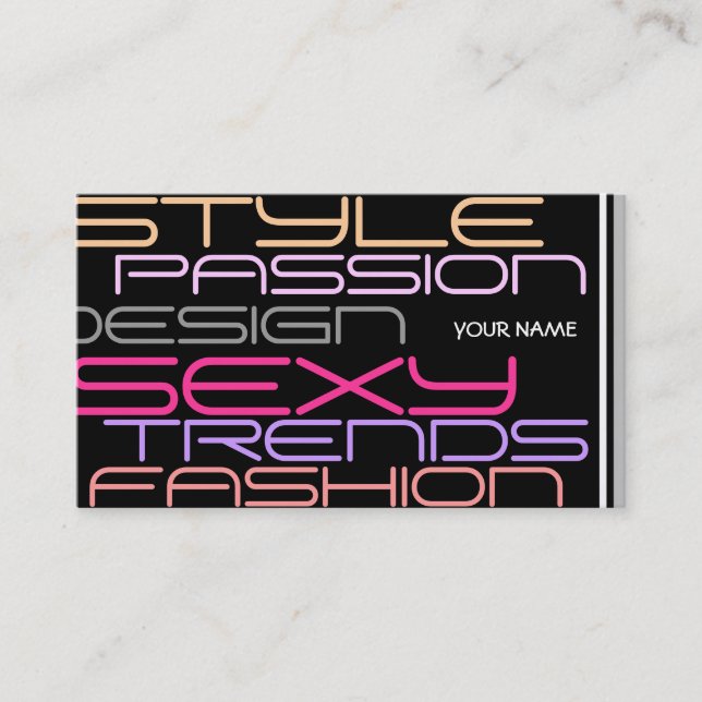 Fashion Business Card (Front)