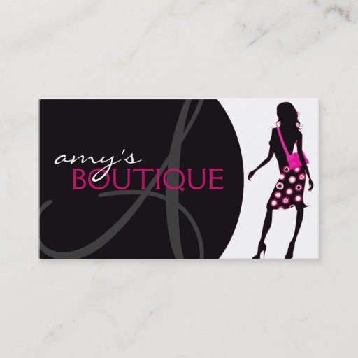 Customizable Fashion Business Card