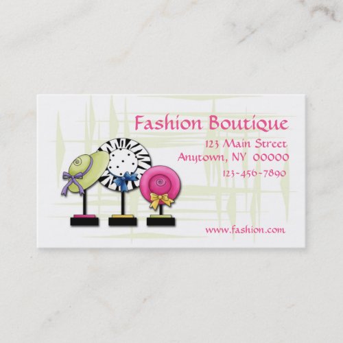 Fashion Business Card
