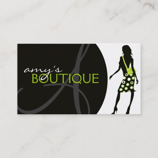 Customizable Fashion Business Card