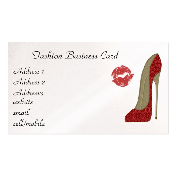 Fashion Business Card