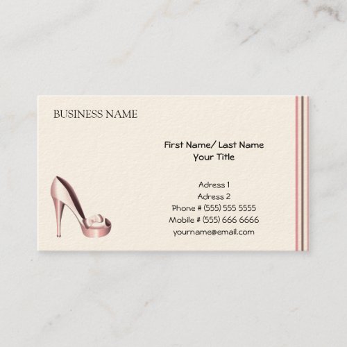 Fashion Business Card