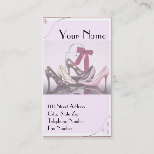 Customizable Fashion Business Card