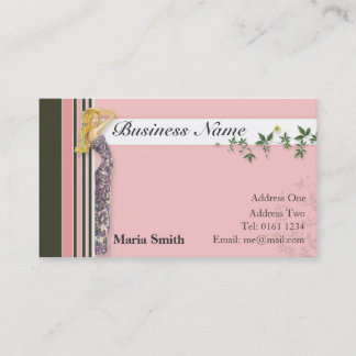 Fashion Business Card [pink/brown] - Customized