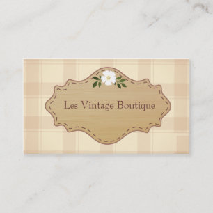 Fashion Business Card Template- Vintage Boutique