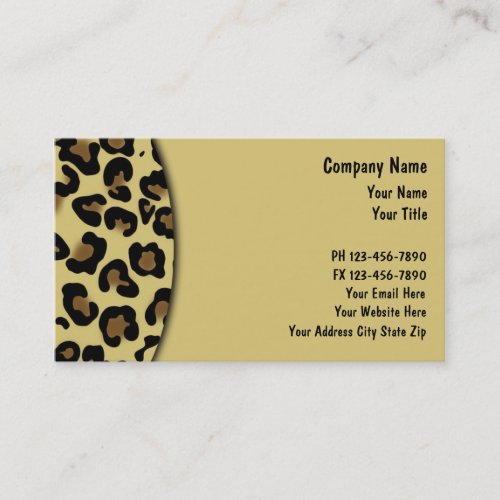 Fashion Business Cards