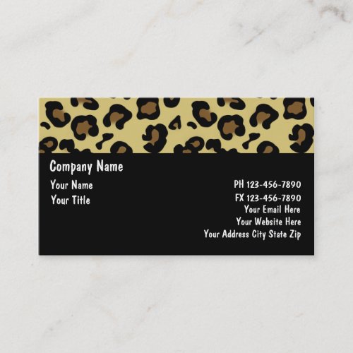 Fashion Business Cards