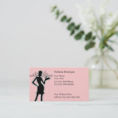 Fashion Business Cards (Standing Front)