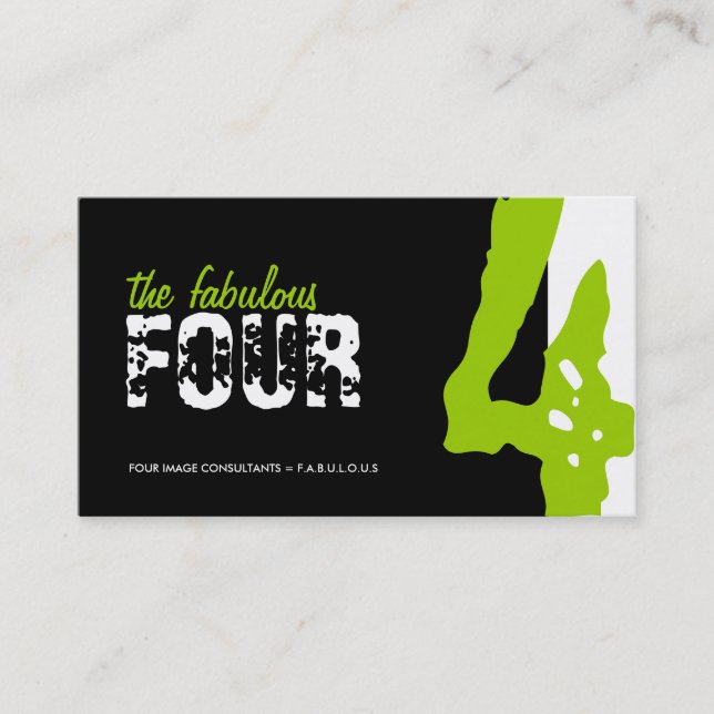Fashion Business Cards (Front)