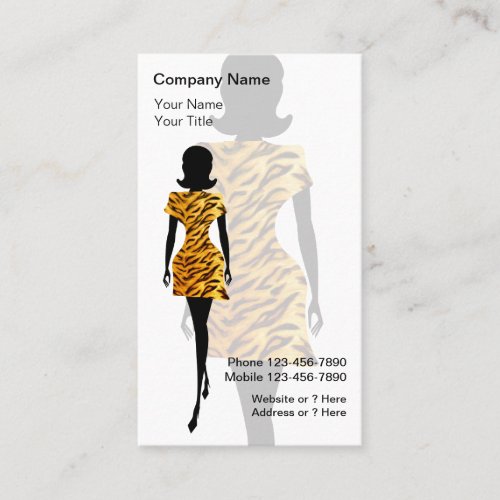 Fashion Business Cards