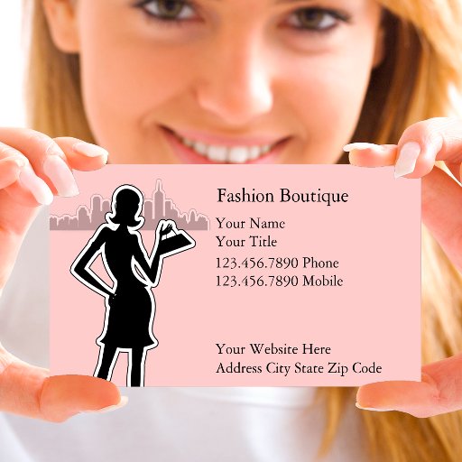 Customizable Fashion Business Cards