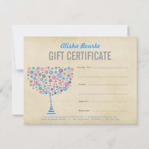 Fashion Business Gift Certificate Template Invite
