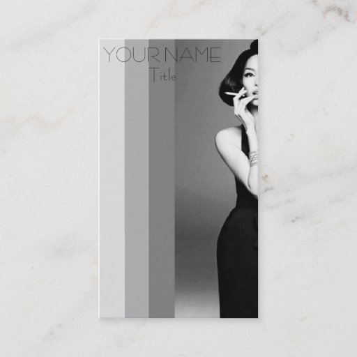 Customizable Fashion bussiness card business card templates