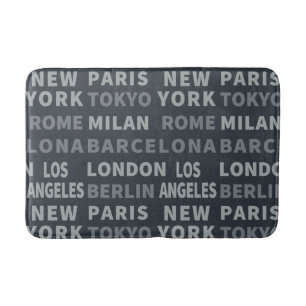 Fashion Cities Bath Mat