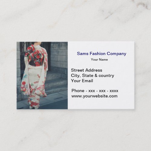 Fashion Clothing Business Card