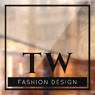 Fashion Company Sign Transparent Black