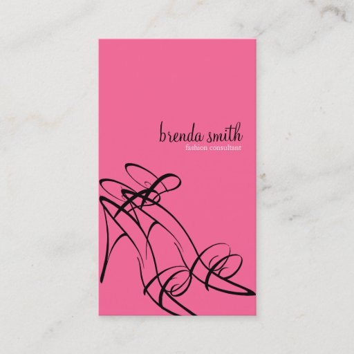 Customizable Fashion Consultant Business Cards