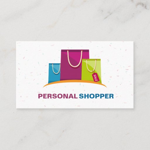 Customizable Fashion Consultant Personal Shopper Business Card
