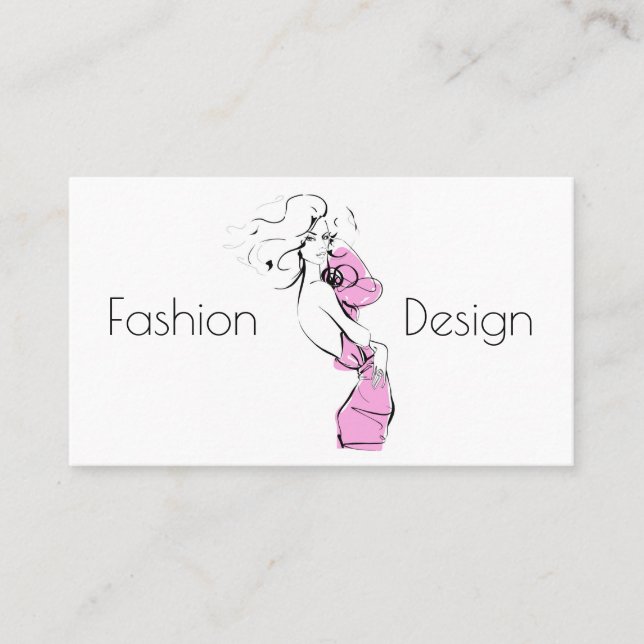 Fashion design business card (Front)