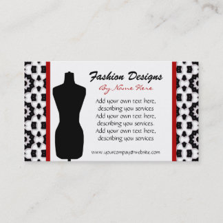 Fashion Design Business Card