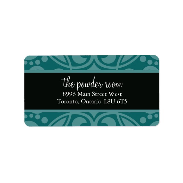 Fashion Designer Address Labels (Front)