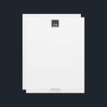 Fashion Designer Black Letterhead<br><div class="desc">Fashion Designer Black Letterhead is modern and elegant to match with your fashion business style.</div>