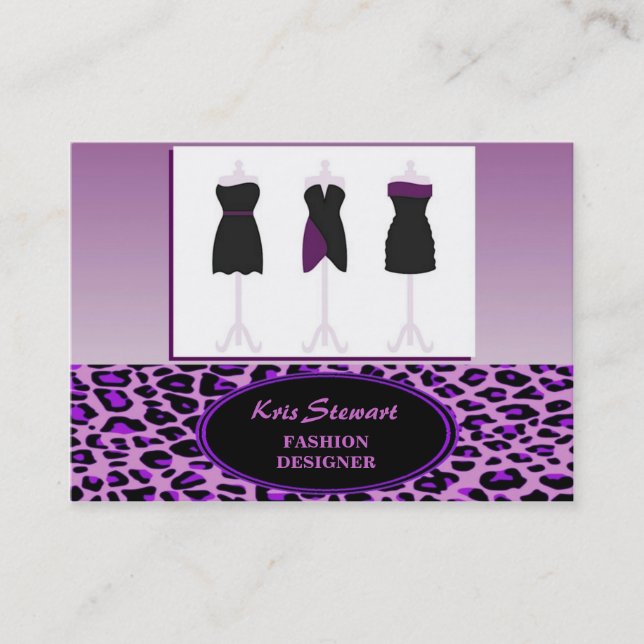 Fashion Designer Business Card (Front)