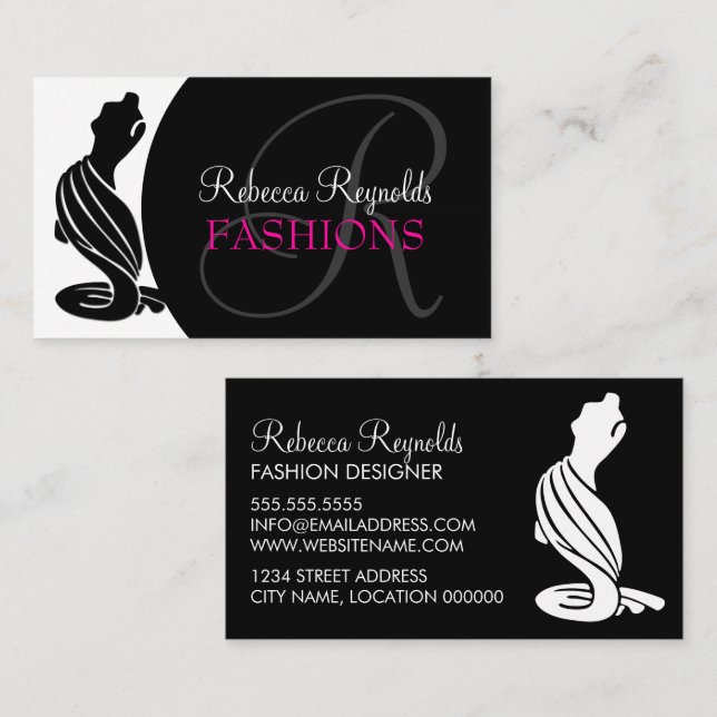 Fashion Designer Business Card (Front/Back)