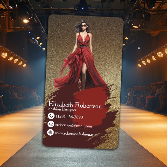 Fashion Designer Business Card (Creator Uploaded)