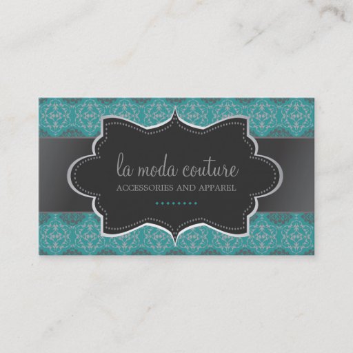Customizable Fashion Designer Business Card