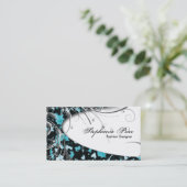 Fashion Designer Business Card - Abstract Glitter (Standing Front)