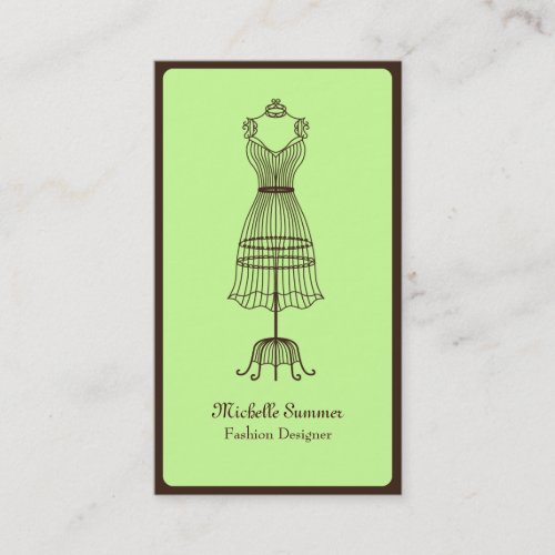 Fashion Designer Business Card Template