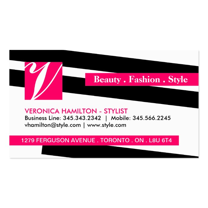 FASHION DESIGNER BUSINESS CARDS