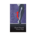 Fashion Designer Wardrobe Stylist Business Card