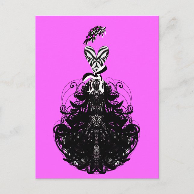 Fashion diva  Choose Card Custom Colors (Front)