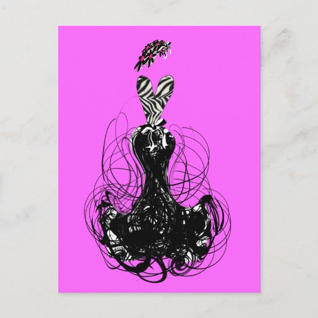 Fashion diva - Customized - Customized Postcard (Front)