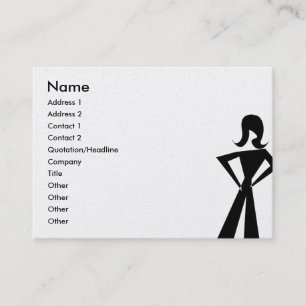 Fashion Diva Geo Business Card
