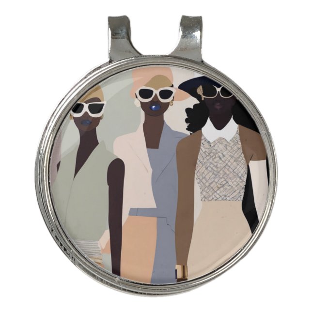Fashion Diva Golf Hat Clip (Front)