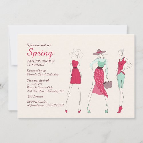 Fashion Diva Invitation