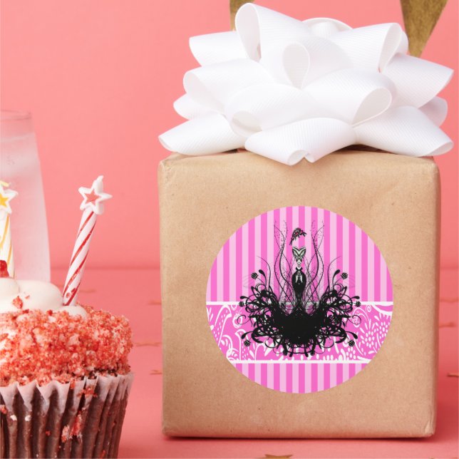 Fashion Diva Invitations, Flyers and Stickers (Party)