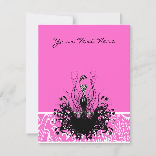 Fashion Diva Invitations, Flyers and Stickers Invitation (Front)