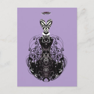 Fashion Diva Retro Vintage Dress Custom Card Color