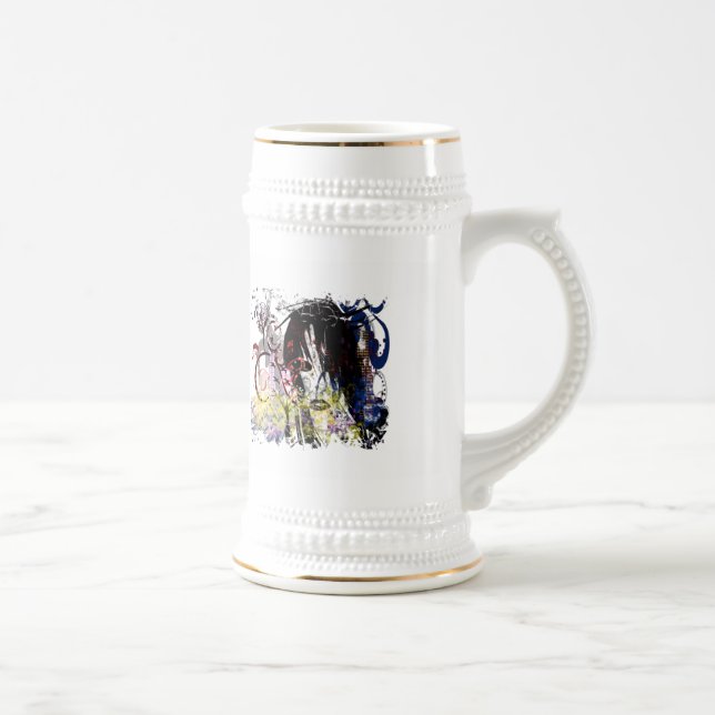 Fashion Diva Swirled Beer Stein (Right)